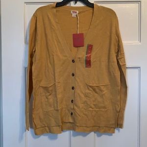 Brand new yellow cardigan